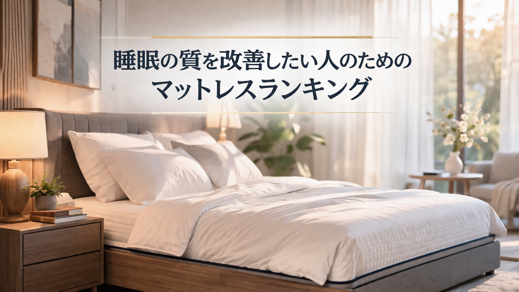 【睡眠の質を改善したい人のためのマットレスランキング｜人気ブランドを徹底比較】